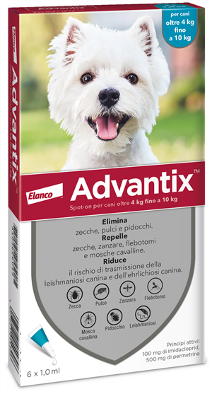 ADVANTIX SPOT ON*6PIP 4-10KG - Doctor Vinz