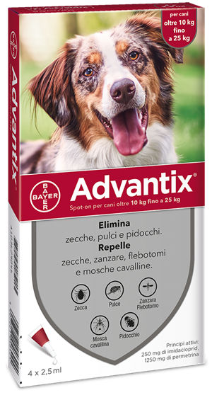 ADVANTIX SPOT ON*4PIP 10-25KG - Doctor Vinz