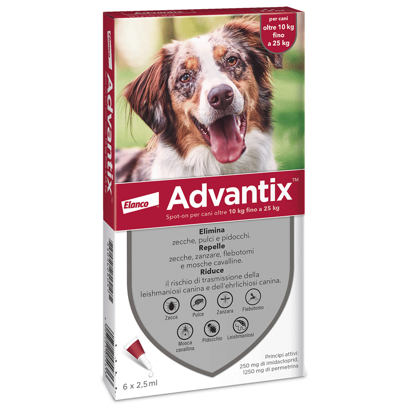 ADVANTIX SPOT ON*6PIP 10-25KG - Doctor Vinz