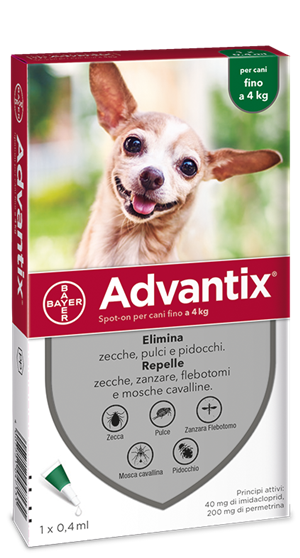 ADVANTIX SPOT ON*1PIP 0-4KG - Doctor Vinz