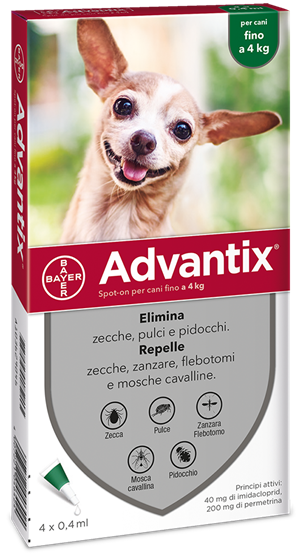 ADVANTIX SPOT ON*4PIP 0-4KG - Doctor Vinz