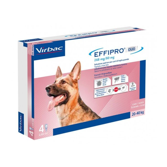 EFFIPRO DUO*4PIP 20-40KG CANI - Doctor Vinz
