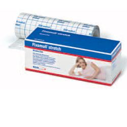 FASCIA AUTOADESIVA IPOALLERGENICA FISSAGGIO CATETERI FIXOMULL STRETCH SUPPORTO IN POLIESTERE NON TESSUTO BIANCO MASSA IN POLICARBONATO SENZA RESINE E GOMME NATURALI 15X1000CM - Doctor Vinz