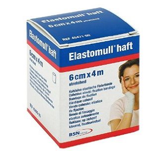 BENDA ELASTICA AUTOADESIVA ELASTOMULL HAFT COMPRESSIONE FORTE 6X400 CM - Doctor Vinz
