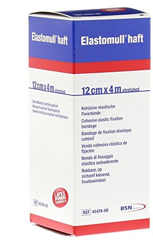 BENDA ELASTICA AUTOADESIVA ELASTOMULL HAFT COMPRESSIONE FORTE 12X400 CM - Doctor Vinz