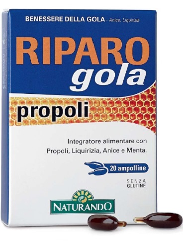 RIPARO GOLA PROPOLI 20 AMPOLLE BEVIBILI - Doctor Vinz