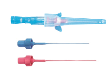 AGO CANNULA MONOVIA 20 GAUGE 0,9X25MM IN ACCIAIO INOX CON SILICONATURA ESTERNA, TAPPO LUER LOCK E ALETTE LATERALI COLORE BLU - Doctor Vinz