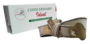 CINTO ERNIARIO IDEAL IN TESSUTO ELASTICO FORTE DESTRO GRIGIO FRANGIATO 105CM - Doctor Vinz