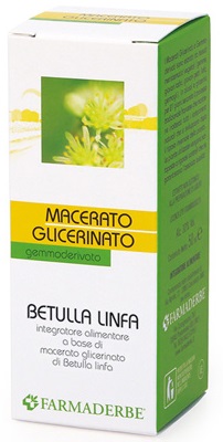 FARMADERBE BETULLA LINFA MACERATO GLICERINATO 50 ML - Doctor Vinz