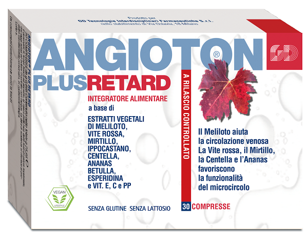 ANGIOTON PLUS RETARD 30 COMPRESSE - Doctor Vinz