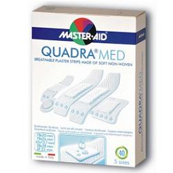 CEROTTO MASTER-AID QUADRA DERMOATTIVO FORMATI ASSORTITI 40 PEZZI - Doctor Vinz