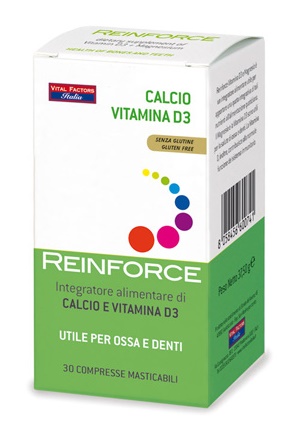 REINFORCE CALCIO + VITAMINA D3 30 COMPRESSE MASTICABILI - Doctor Vinz