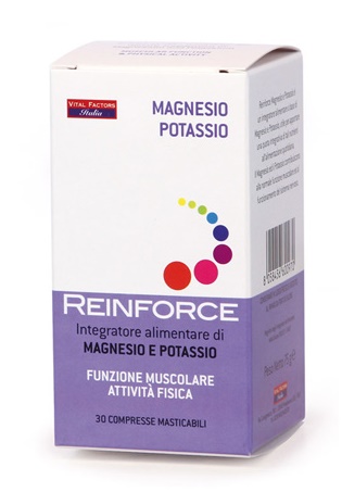 REINFORCE MAGNESIO + POTASSIO 30 COMPRESSE MASTICABILI - Doctor Vinz