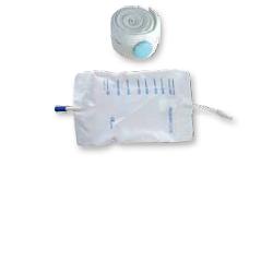 SACCA RACCOGLI URINA DA GAMBA PER INCONTINENZA IN PVC 750 ML TUBO RACCORDO DIRITTO 30 CM+RUBINETTO SCARICO+VALVOLA ANTIREFLUSSO+2 FASCE A BOTTONI 10 PEZZI - Doctor Vinz