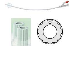 CATETERE VESCICALE IN SILICONE PROFILCATH PLUS SCANALATO 2 VIE CH16 LUNGHEZZA 31 CM PUNTA CILINDRICA 2 FORI CONTRAPPOSTI PALLONCINO 5 ML 1 PEZZO - Doctor Vinz