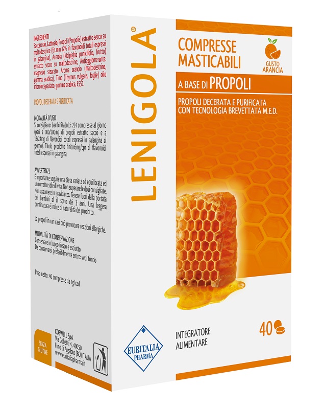 LENIGOLA COMPRESSE MASTICABILI ARANCIA 40 COMPRESSE - Doctor Vinz