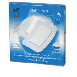 GARZA COMPRESSA PRONTEX SOFT PAD 10X8 CM 6 PEZZI (5 TNT + 1 IMPERMEABILE AQUA PAD) - Doctor Vinz