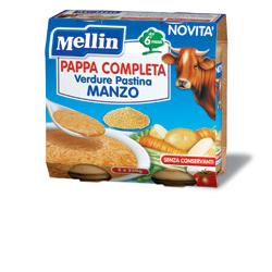 MELLIN PAPPA COMPLETA MANZO 250 G 2 PEZZI - Doctor Vinz