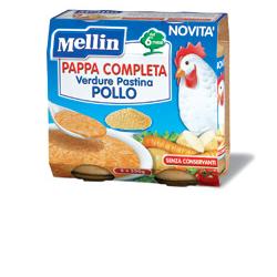 MELLIN PAPPA COMPLETA POLLO 250 G 2 PEZZI - Doctor Vinz