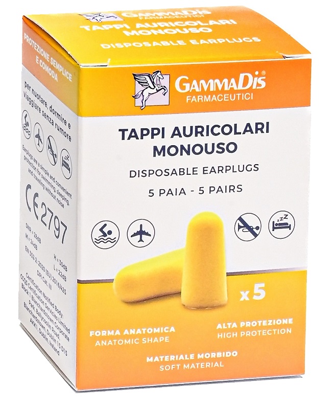 TAPPO AURICOLARE EAR GOMMAPIUMA 10 PEZZI - Doctor Vinz