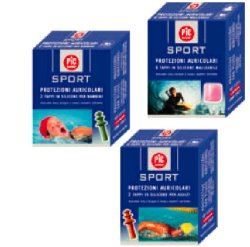 TAPPO AURICOLARE IN SILICONE PIC SPORT PER BAMBINI 2 PEZZI - Doctor Vinz