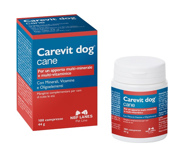 CAREVIT DOG FLACONE 100 COMPRESSE APPETIBILI - Doctor Vinz