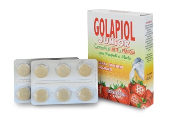 GOLAPIOL JUNIOR LATTE FRAGOLA 24 COMPRESSE - Doctor Vinz