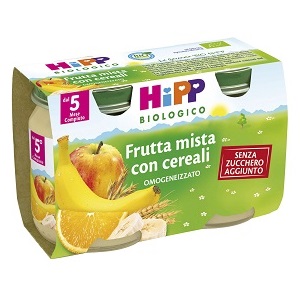 HIPP BIO HIPP BIO OMOGENEIZZATO FRUTTA MISTA CON CEREALI 2X125 G - Doctor Vinz