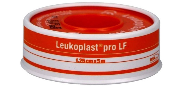 CEROTTO CHIRURGICO MEDICATO IN ROCCHETTO LEUKOPLAST PRO LF CON OSSIDO DI ZINCO 1,25X500 CM - Doctor Vinz