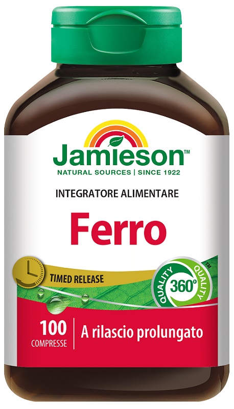 FERRO A RILASCIO PROLUNGATO JAMIESON 100 COMPRESSE - Doctor Vinz
