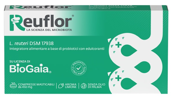 REUFLOR 20 COMPRESSE MASTICABILI AROMA LIMONE - Doctor Vinz