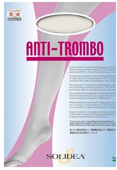 ANTITROMBO SOLIDEA CALZA BIANCO MEDIUM - Doctor Vinz