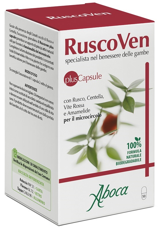 RUSCOVEN PLUS 50 CAPSULE - Doctor Vinz