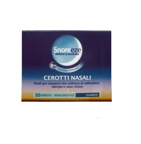 CEROTTO NASALE SNOREEZE CLASSICO LARGE 10 PEZZI - Doctor Vinz