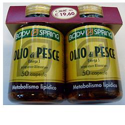 BODY SPRING OLIO DI PESCE OMEGA 3 CONFEZIONE BIPACK 50 CAPSULE X 2 - Doctor Vinz
