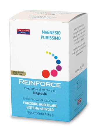 REINFORCE MAGNESIO PURISSIMO 150 GRAMMI DI POLVERE - Doctor Vinz