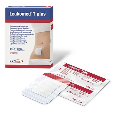 LEUKOMED T PLUS MEDICAZIONE POST-OPERATORIA TRASPARENTE IMPERMEABILE 10X25 CM - Doctor Vinz