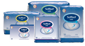 PANNOLONE PER INCONTINENZA CON PROTEZIONI DISCRETE MORBIDE E ANATOMICHE CON NUCLEO SUPER ASSORBENTE E UNO SPECIALE FILTRANTE ESTERNO TRASPIRANTE SOFFISOF LADY SUPER 15 PEZZI - Doctor Vinz