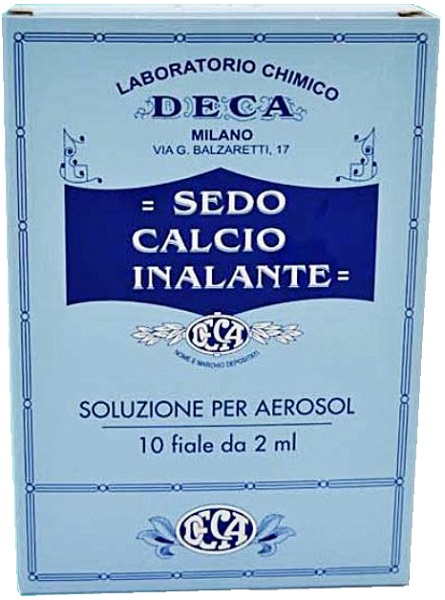 SEDO CALCIO INALANTE SOLUZIONE AEROSOL 10 FIALE 2 ML - Doctor Vinz