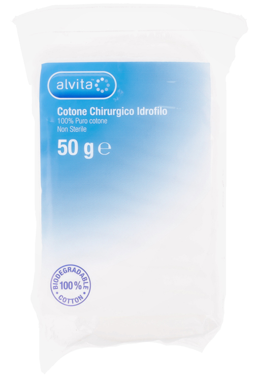 COTONE CHIRURGICO IDROFILO ALVITA 100% PURO COTONE 50 G - Doctor Vinz