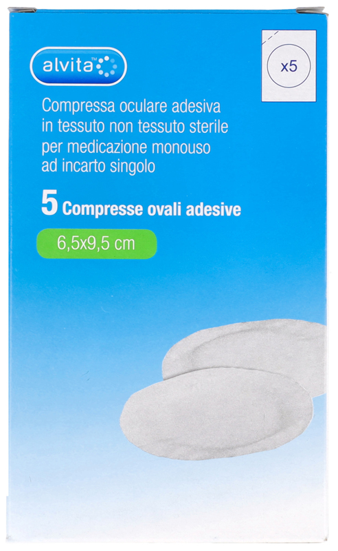 ALVITA COMPRESSA OCULARE ADESIVA 5 PEZZI - Doctor Vinz