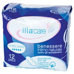 ILLA CARE ASSORBENTE NOTTE EXTRA 12 PEZZI - Doctor Vinz