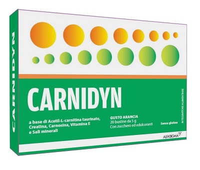 CARNIDYN 20 BUSTINE DA 5 G GUSTO ARANCIA - Doctor Vinz