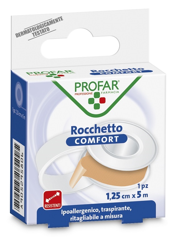 CEROTTO ROCCHETTO IN TELA COMFORT CM 1,25X5 M PROFAR - Doctor Vinz