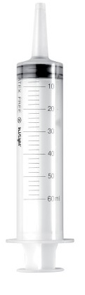 SIRINGA STERILE MONOUSO 60ML CONO CATETERE CENTRALE INJ-LIGHT SENZA AGO 1 PEZZO - Doctor Vinz