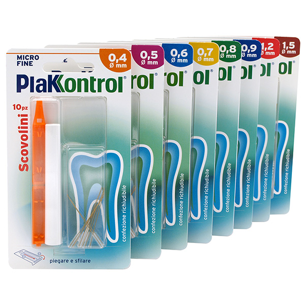 PLAKKONTROL MINIGRIP SCOVOLINO 0,6 MM 10 PEZZI - Doctor Vinz