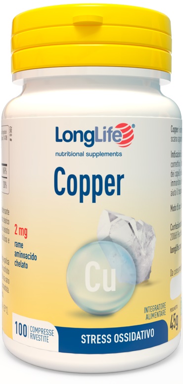 LONGLIFE COPPER 2 MG 100 COMPRESSE - Doctor Vinz