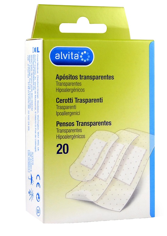 CEROTTO TRASPARENTE 20 PEZZI ALVITA - Doctor Vinz