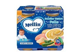 MELLIN OMOGENEIZZATO CENA POLLO VERDURE 2 PEZZI 200 G - Doctor Vinz