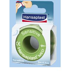 CEROTTO ROCCHETTO HANSAPLAST SENSITIVE 5MX2,50CM 1 PEZZO - Doctor Vinz
